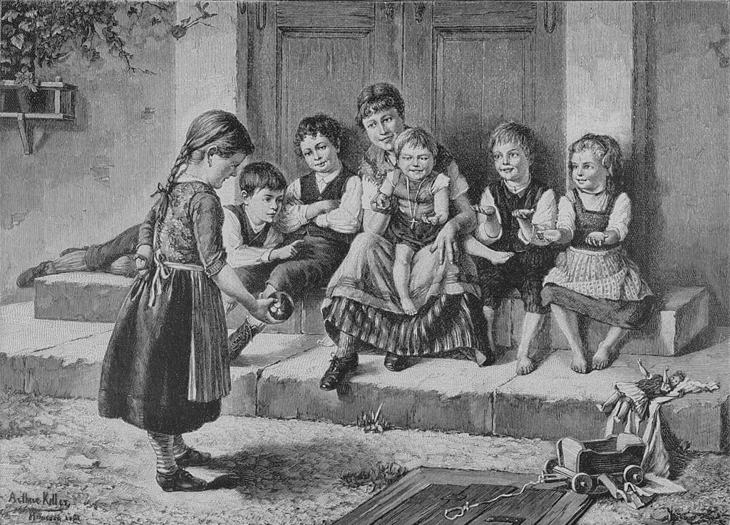 Bimbi che giocano